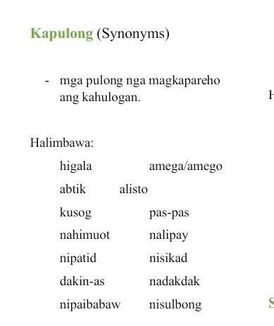 kaplog meaning in tagalog|Kapulong(synonyms) sa pulong na 1.abtik 2. taas 3.nindot 4.
